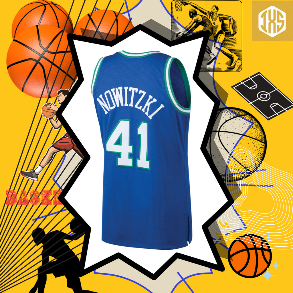Dallas Mavericks M&N Dirk Nowitzki 1998/99 Hardwood Classics Jersey