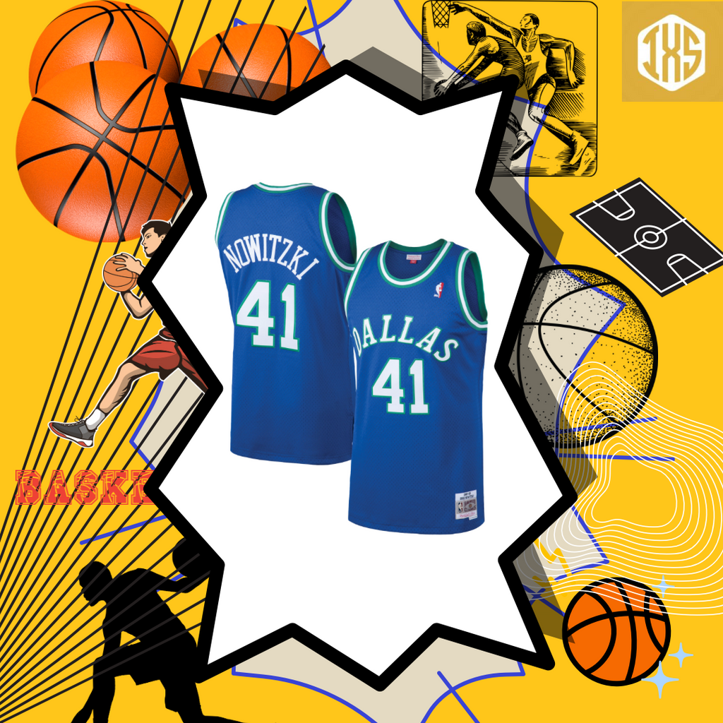 Dallas Mavericks M&N Dirk Nowitzki 1998/99 Hardwood Classics Jersey